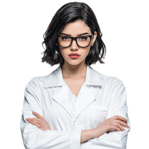 Angry Scientist Woman Vinyl Car Decal Sticker – Waterproof & UV-Resistant 3.4133333333333336" Angry Scientist Woman Vinyl Car Decal Sticker – Waterproof & UV-Resistant 3.4133333333333336"