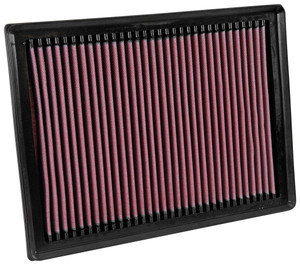 K & N Filters Air Filter 33-3045 Washable; Red; Cotton Gauze; Panel
