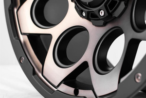 Ultimate Grid 20x10 Matte Black Wheel | Unique Metallic Dust Finish | 1 Piece Aluminum | TPMS Compatible