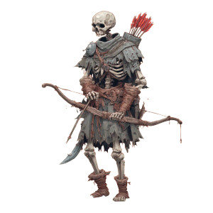 Skeleton Guard Vinyl Car Decal Sticker – Waterproof & UV-Resistant 6.826666666666667"