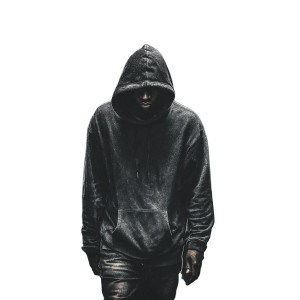 Hoodie Guy Vinyl Car Decal Sticker – Waterproof & UV-Resistant 3.4133333333333336"