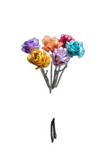 Colorful Paper Flowers V2 Vinyl Car Decal Sticker – Waterproof & UV-Resistant 4.1066666666666665"