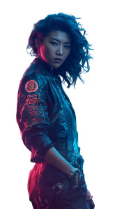 Cyberpunk Asian Woman V7 Vinyl Car Decal Sticker – Waterproof & UV-Resistant 4.8533333333333335"