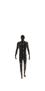 Data Stream Human Vinyl Car Decal Sticker – Waterproof & UV-Resistant 10.2