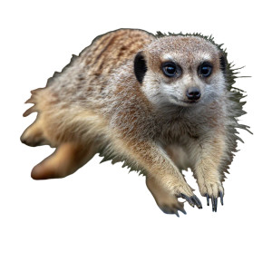 Jumping Meerkat Vinyl Car Decal Sticker – Waterproof & UV-Resistant 3.4133333333333336" Jumping Meerkat Vinyl Car Decal Sticker – Waterproof & UV-Resistant 3.4133333333333336"