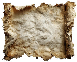 Old Torn Parchment Vinyl Car Decal Sticker – Waterproof & UV-Resistant 6.