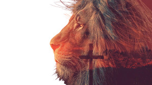 Jesus Lion Cross Vinyl Car Decal Sticker – Waterproof & UV-Resistant 2.72"