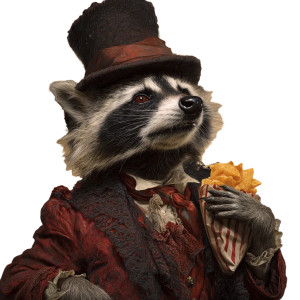 Victorian Raccoon Horror Vinyl Car Decal Sticker – Waterproof & UV-Resistant 3.4133333333333336" Victorian Raccoon Horror Vinyl Car Decal Sticker – Waterproof & UV-Resistant 3.4133333333333336"