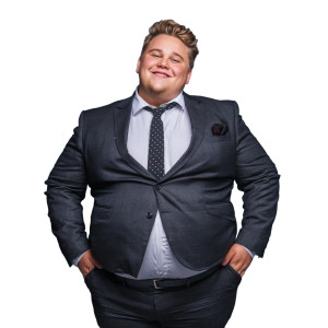 Fat Young Man Vinyl Car Decal Sticker – Waterproof & UV-Resistant 3.4133333333333336"