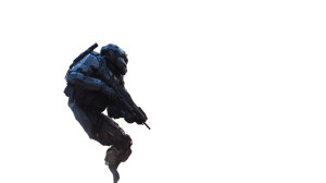 Futuristic Soldier Slide Vinyl Car Decal Sticker – Waterproof & UV-Resistant 5.4