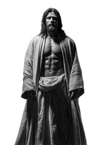 Standing Jesus Vinyl Car Decal Sticker – Waterproof & UV-Resistant 4.266666666666667"