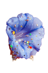 Sparkling Floral Gem Vinyl Car Decal Sticker – Waterproof & UV-Resistant 8.96"