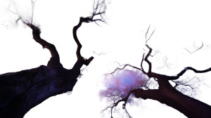 Intertwined Cherry Blossoms Vinyl Car Decal Sticker – Waterproof & UV-Resistant 5.4