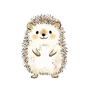 Cute Hedgehog Illustration V2 Vinyl Car Decal Sticker – Waterproof & UV-Resistant 3.4133333333333336" Cute Hedgehog Illustration V2 Vinyl Car Decal Sticker – Waterproof & UV-Resistant 3.4133333333333336"