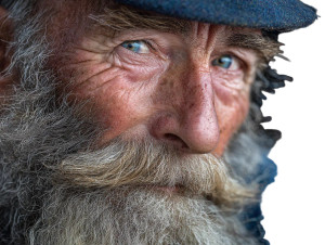 Old Fishing Man Vinyl Car Decal Sticker – Waterproof & UV-Resistant 6.1866666666666665"
