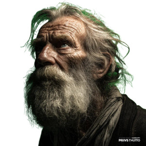 Old Bearded Man V6 Vinyl Car Decal Sticker – Waterproof & UV-Resistant 3.4133333333333336"