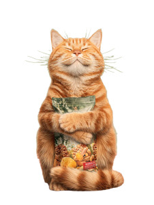 Happy Tabby Cat V5 Vinyl Car Decal Sticker – Waterproof & UV-Resistant 8.213333333333333"