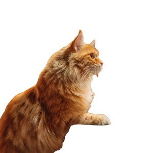 Fluffy Cat Paw V4 Vinyl Car Decal Sticker – Waterproof & UV-Resistant 3.4133333333333336"