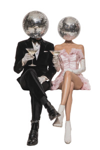 Disco Ball Duo V2 Vinyl Car Decal Sticker – Waterproof & UV-Resistant 8.96"