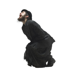 Hasidic Jew Crying Vinyl Car Decal Sticker – Waterproof & UV-Resistant 3.4133333333333336"