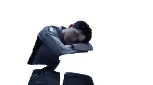 Weary Young Man Vinyl Car Decal Sticker – Waterproof & UV-Resistant 2.72"