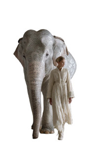 Indian Model Elephant Vinyl Car Decal Sticker – Waterproof & UV-Resistant 8.213333333333333"