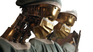 Robotic Vermeer Surgeons Vinyl Car Decal Sticker – Waterproof & UV-Resistant 2.72"