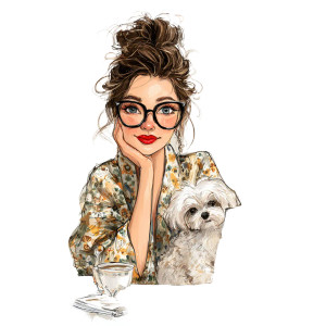 Fashionable Woman Working Vinyl Car Decal Sticker – Waterproof & UV-Resistant 3.4133333333333336"