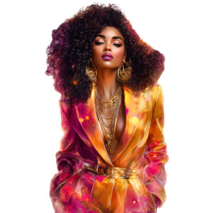 Empowering Fashionista Vinyl Car Decal Sticker – Waterproof & UV-Resistant 6.826666666666667"