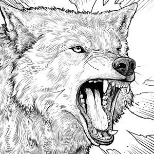 Aggressive Wolf V15 Vinyl Car Decal Sticker – Waterproof & UV-Resistant 3.4133333333333336" Aggressive Wolf V15 Vinyl Car Decal Sticker – Waterproof & UV-Resistant 3.4133333333333336"