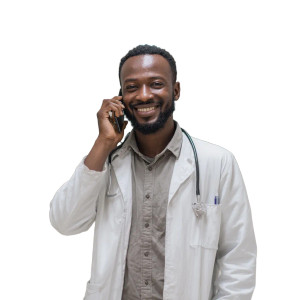 Smiling African Doctor Vinyl Car Decal Sticker – Waterproof & UV-Resistant 3.4133333333333336" Smiling African Doctor Vinyl Car Decal Sticker – Waterproof & UV-Resistant 3.4133333333333336"