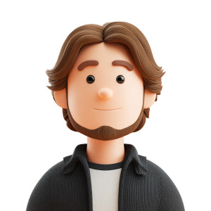 Guy Avatar Icon Vinyl Car Decal Sticker – Waterproof & UV-Resistant 3.4133333333333336"