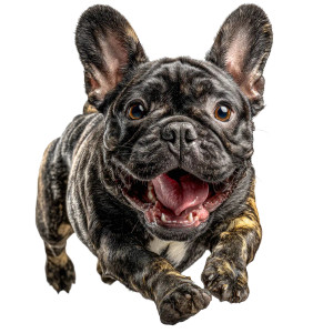 Happy French Bulldog V13 Vinyl Car Decal Sticker – Waterproof & UV-Resistant 6.826666666666667"