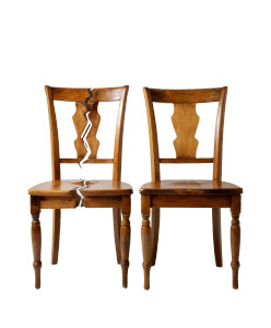 Wooden Chairs Contrast Vinyl Car Decal Sticker – Waterproof & UV-Resistant 8.0"