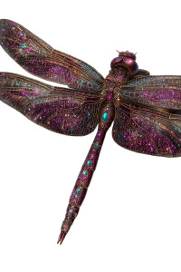 Dragonfly On Pistol Vinyl Car Decal Sticker – Waterproof & UV-Resistant 8.96"