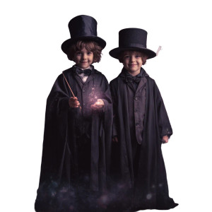 Young Magician Duo Vinyl Car Decal Sticker – Waterproof & UV-Resistant 3.4133333333333336" Young Magician Duo Vinyl Car Decal Sticker – Waterproof & UV-Resistant 3.4133333333333336"