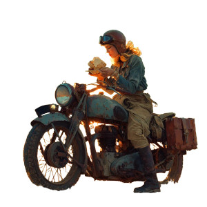 Woman On Motorcycle V3 Vinyl Car Decal Sticker – Waterproof & UV-Resistant 3.4133333333333336" Woman On Motorcycle V3 Vinyl Car Decal Sticker – Waterproof & UV-Resistant 3.4133333333333336"