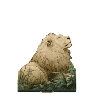 The Lion Tarot Vinyl Car Decal Sticker – Waterproof & UV-Resistant 3.4133333333333336" The Lion Tarot Vinyl Car Decal Sticker – Waterproof & UV-Resistant 3.4133333333333336"