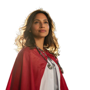 Superhero Doctor Vinyl Car Decal Sticker – Waterproof & UV-Resistant 3.4133333333333336"