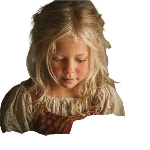 Blond Birthday Angel Vinyl Car Decal Sticker – Waterproof & UV-Resistant 3.4133333333333336"