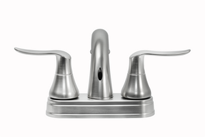 Upgrade Your Lavatory with Dura Faucet Arc Spout Faucet | Stylish Design, Easy Turn Handles, Lead-Free, Lifetime Warranty