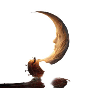 Fairy Moon Carpet Vinyl Car Decal Sticker – Waterproof & UV-Resistant 3.4133333333333336"