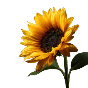 Open Sunflower Vinyl Car Decal Sticker – Waterproof & UV-Resistant 6.826666666666667"