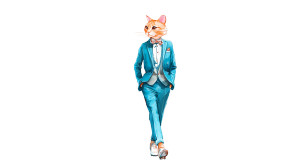 Stylish Cat Designer Vinyl Car Decal Sticker – Waterproof & UV-Resistant 5.4