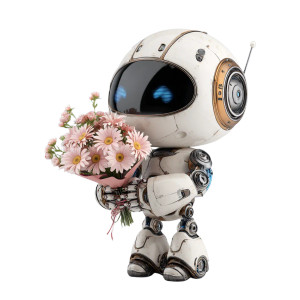 Cute Robot Bouquet Vinyl Car Decal Sticker – Waterproof & UV-Resistant 3.4133333333333336" Cute Robot Bouquet Vinyl Car Decal Sticker – Waterproof & UV-Resistant 3.4133333333333336"
