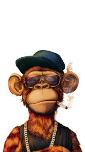 Swag Monkey Vinyl Car Decal Sticker – Waterproof & UV-Resistant 9.706666666666667" Swag Monkey Vinyl Car Decal Sticker – Waterproof & UV-Resistant 9.706666666666667"