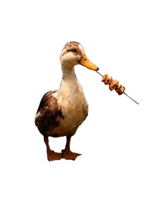 Duck Eating Souvlaki Vinyl Car Decal Sticker – Waterproof & UV-Resistant 8.213333333333333" Duck Eating Souvlaki Vinyl Car Decal Sticker – Waterproof & UV-Resistant 8.213333333333333"