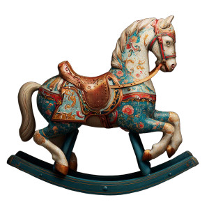 Rocking Horse Vinyl Car Decal Sticker – Waterproof & UV-Resistant 3.4133333333333336" Rocking Horse Vinyl Car Decal Sticker – Waterproof & UV-Resistant 3.4133333333333336"