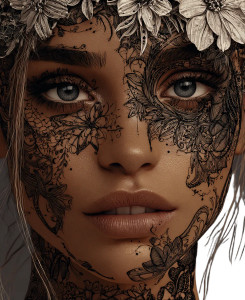 Floral Tattooed Woman Vinyl Car Decal Sticker – Waterproof & UV-Resistant 4.05333333333333 Floral Tattooed Woman Vinyl Car Decal Sticker – Waterproof & UV-Resistant 4.05333333333333