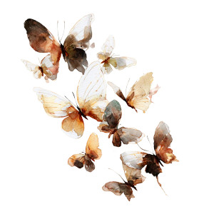 Watercolor Butterflies V4 Vinyl Car Decal Sticker – Waterproof & UV-Resistant 3.4133333333333336" Watercolor Butterflies V4 Vinyl Car Decal Sticker – Waterproof & UV-Resistant 3.4133333333333336"